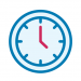 A clock.